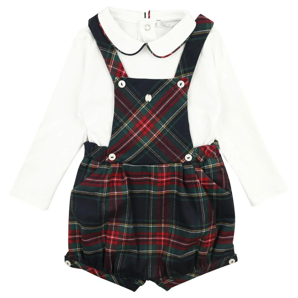 商品Patachou|Red Green & White Tartan Shortie,价格¥189,第1张图片