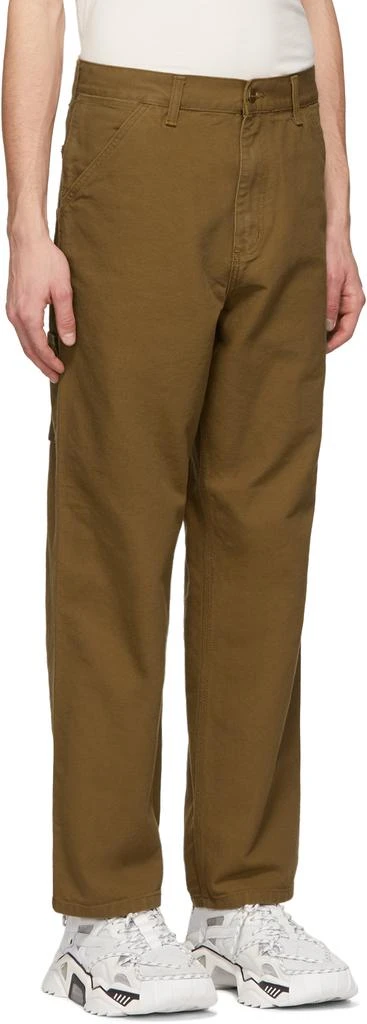 商品Carhartt WIP|Brown Single Knee Trousers,价格¥1020,第2张图片详细描述