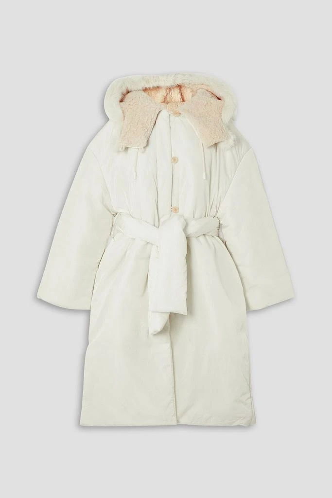 商品Acne Studios|Oversized faux shearling-trimmed padded shell jacket,价格¥3301,第1张图片