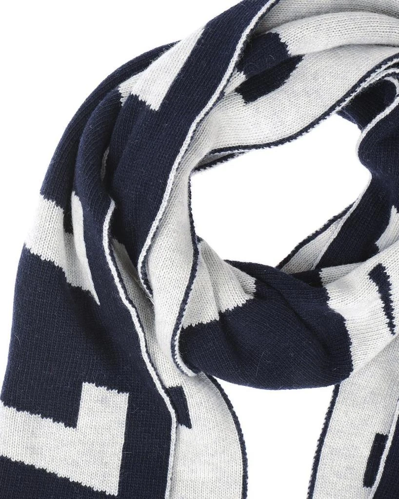 商品DANIELE ALESSANDRINI|Daniele Alessandrini Scarves in Blue,价格¥670,第3张图片详细描述