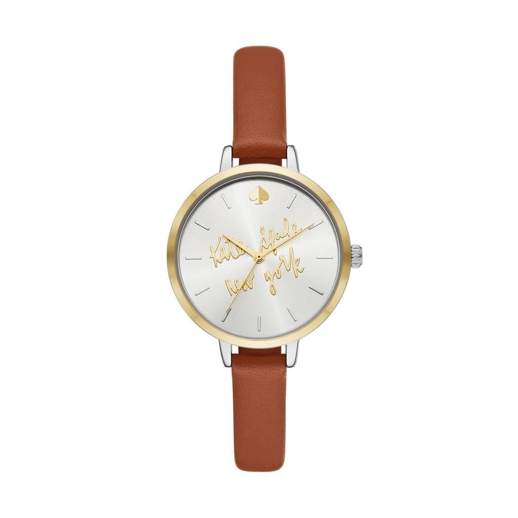 商品Kate Spade|kate spade new york women's metro three-hand, two-tone-tone alloy watch,价格¥760,第1张图片