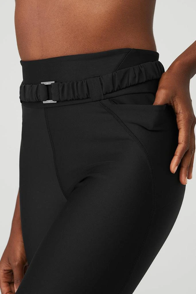 商品Alo|Airlift High-Waist 7/8 Charmer Legging - Black,价格¥1056,第5张图片详细描述