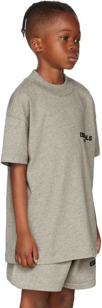 商品Essentials|Kids Gray Logo T-Shirt,价格¥250,第2张图片详细描述