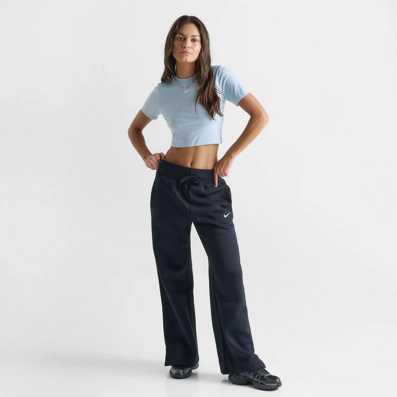 商品NIKE|Women's Nike Sportswear Phoenix Fleece High-Waisted Wide-Leg Sweatpants,价格¥372,第2张图片详细描述