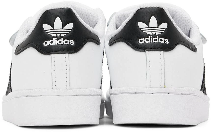 商品Adidas|Kids White Superstar Sneakers,价格¥388,第2张图片详细描述