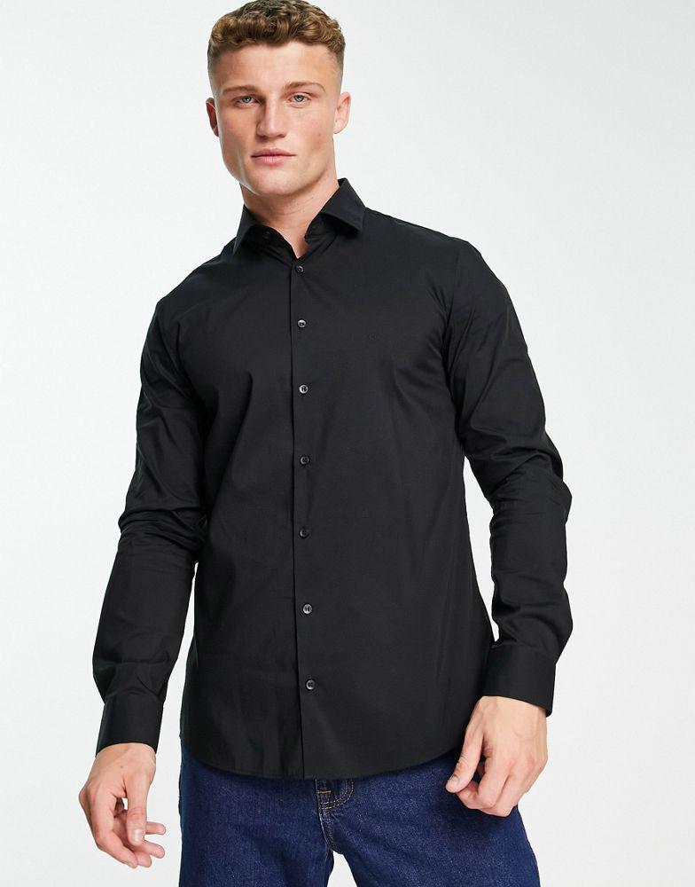 商品Calvin Klein|Calvin Klein shirt in black,价格¥606,第1张图片
