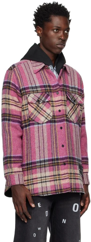 商品We11done|Pink Check Shirt,价格¥1613,第2张图片详细描述