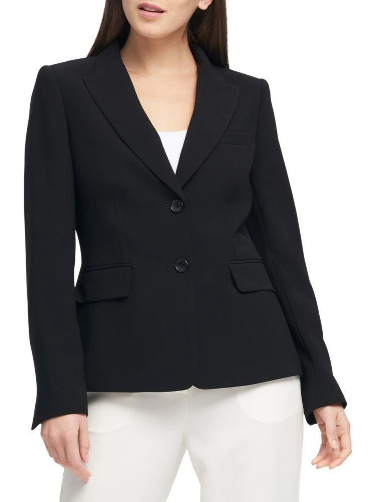商品Donna Karan|2-Button Short Jacket,价格¥559,第1张图片
