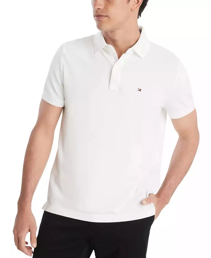 商品Tommy Hilfiger|Men's Big and Tall Solid Ivy Polo衫,价格¥451,第1张图片