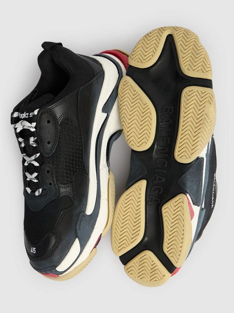 商品Balenciaga|Triple S Suede Leather & Mesh Sneakers,价格¥8461,第4张图片详细描述