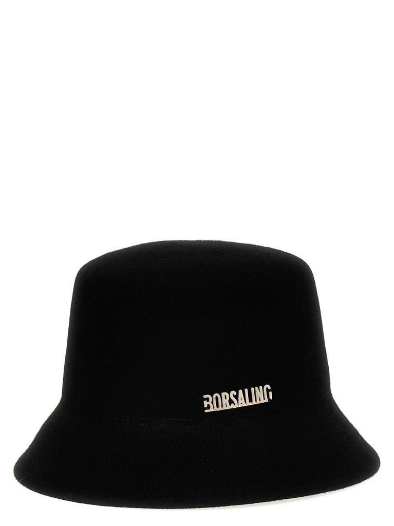 商品BORSALINO|Felt Hat Hats Black,价格¥810,第2张图片详细描述