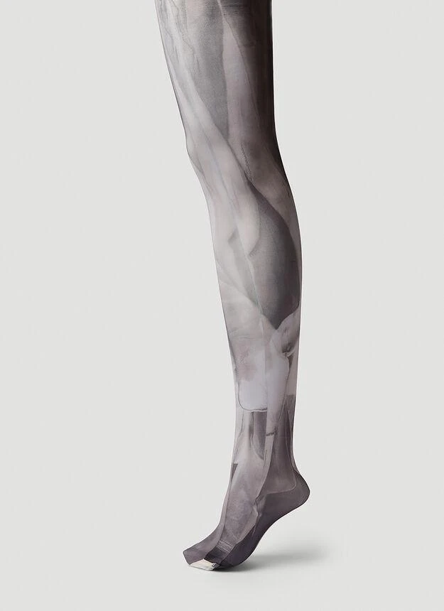 Printed Tights in Black 商品