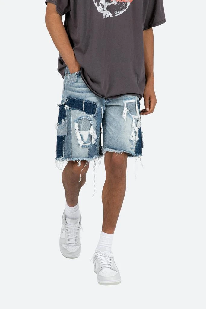 商品MNML|R464 Denim Shorts - Blue,价格¥211,第2张图片详细描述