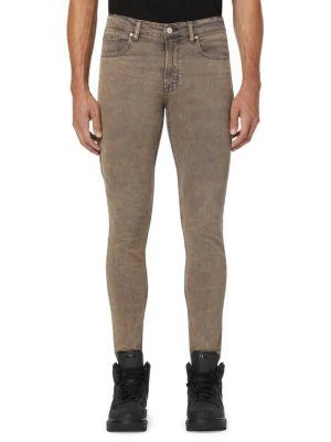 商品Hudson|Zack Moto Coated Skinny Jeans,价格¥321,第1张图片