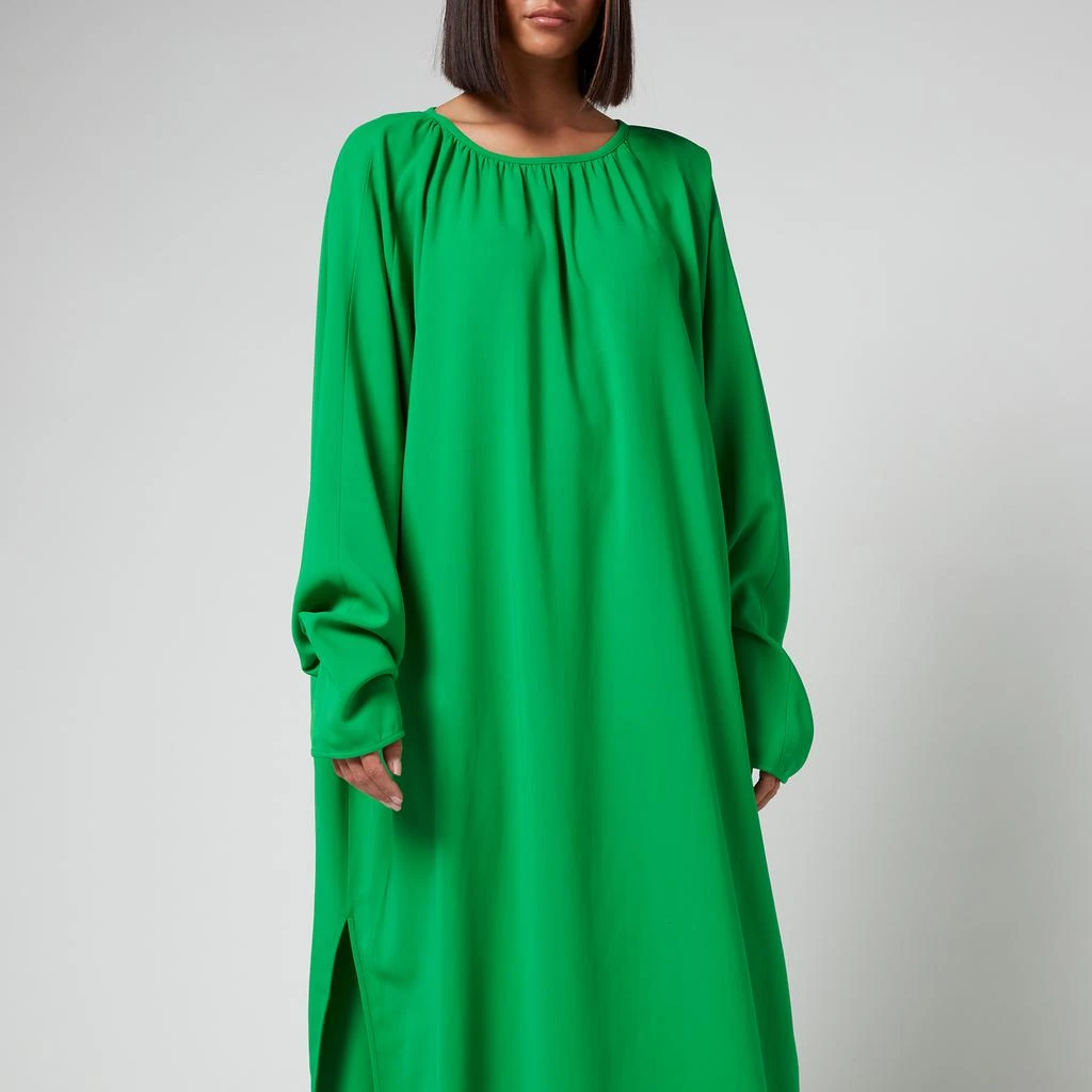 商品AMI|AMI Women's Long Sleeved Dress - Green,价格¥535,第3张图片详细描述