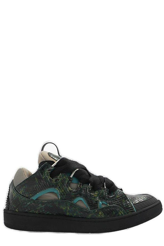 商品Lanvin|Lanvin Printed Curb Sneakers,价格¥3987,第1张图片