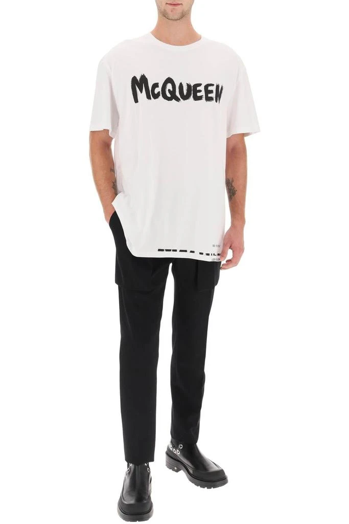 商品Alexander McQueen|MCQUEEN GRAFFITI T-SHIRT,价格¥1562,第2张图片详细描述