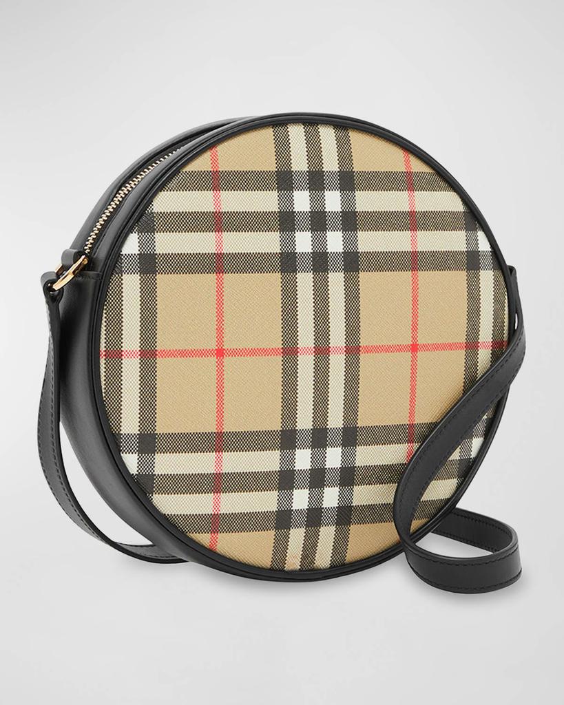 Louise Vintage Check Round Crossbody Bag商品第2张图片规格展示