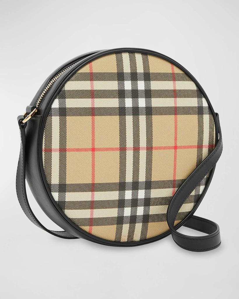 商品Burberry|Louise Vintage Check Round Crossbody Bag,价格¥9653,第2张图片详细描述