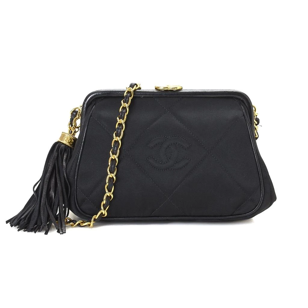 商品[二手商品] Chanel|CC Logo Tassel Chain Shoulder Bag,价格¥23048,第1张图片