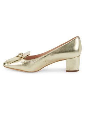 商品Kate Spade|Delaney Metallic Leather Pumps,价格¥439,第4张图片详细描述