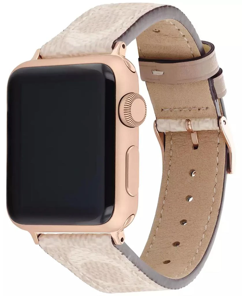 商品Coach|Sand Canvas Strap 38/40/41mm Apple Watch Band,价格¥736,第2张图片详细描述