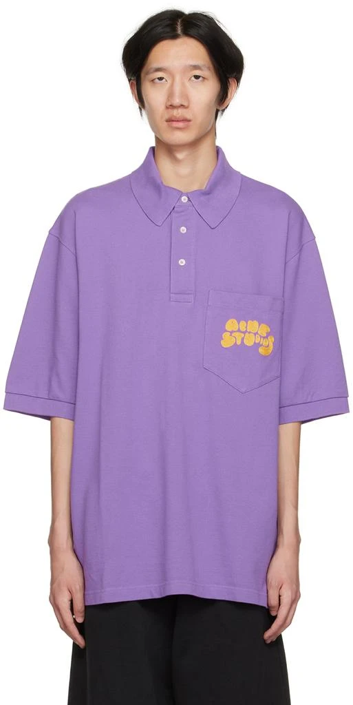 商品Acne Studios|Purple Bubble Polo,价格¥1217,第1张图片