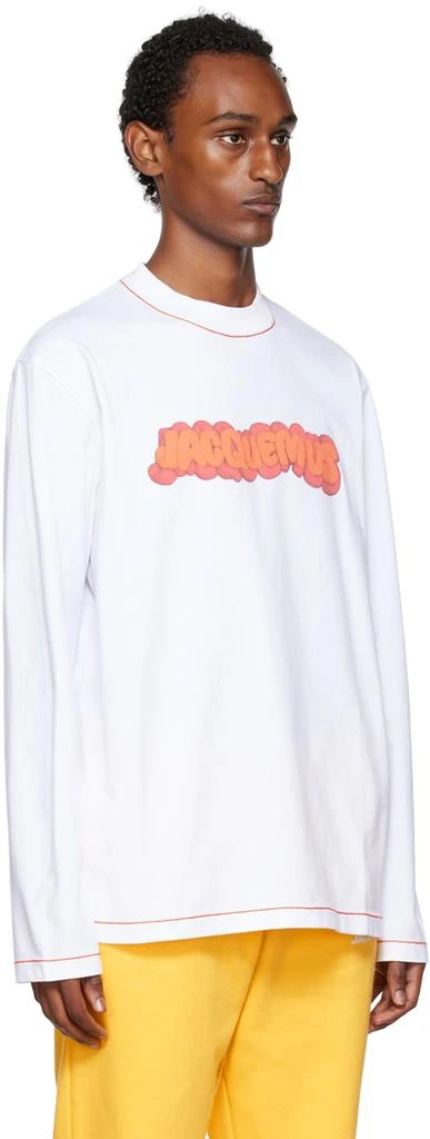 商品Jacquemus|White Le Papier 'Le T-Shirt Pate À Modeler' Long Sleeve T-Shirt,价格¥809,第2张图片详细描述