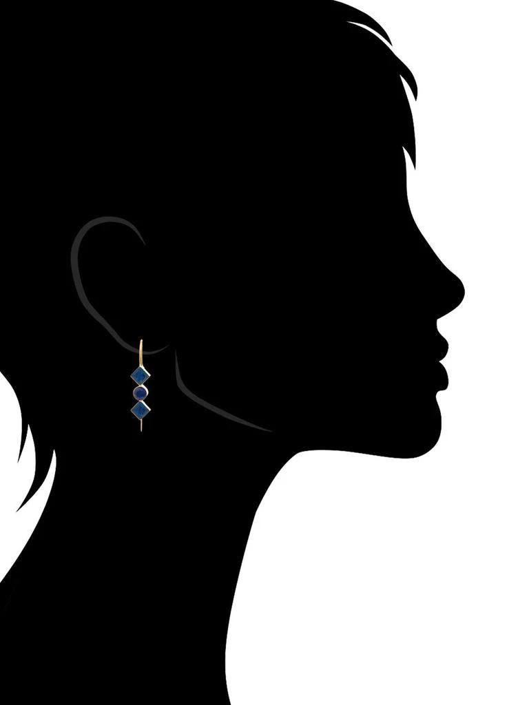 商品Rivka Friedman|Crystal Threader Earrings,价格¥514,第2张图片详细描述