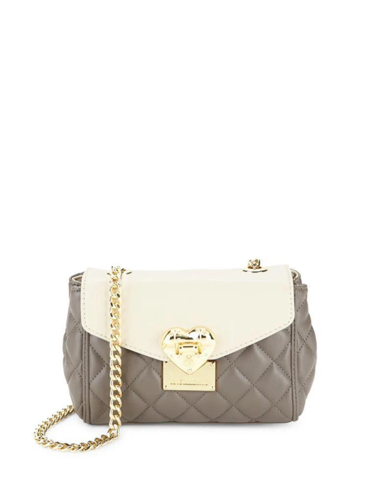 商品Moschino|Quilted Faux Leather Crossbody Bag,价格¥787,第1张图片