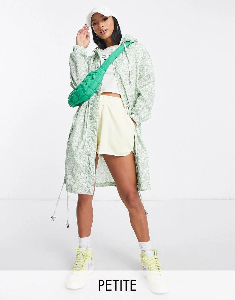 商品Brave Soul Petite|Brave Soul Petite julia rain mac in green,价格¥96,第1张图片