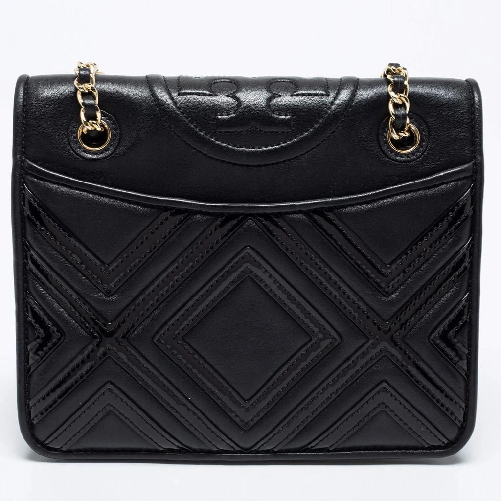 商品[二手商品] Tory Burch|Tory Burch Black Leather Medium Fleming Shoulder Bag,价格¥2497,第4张图片详细描述