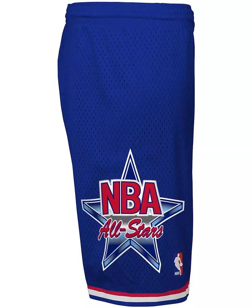 商品Mitchell and Ness|Big Boys and Girls Blue NBA All-Stars Hardwood Classics Swingman Shorts,价格¥379,第4张图片详细描述