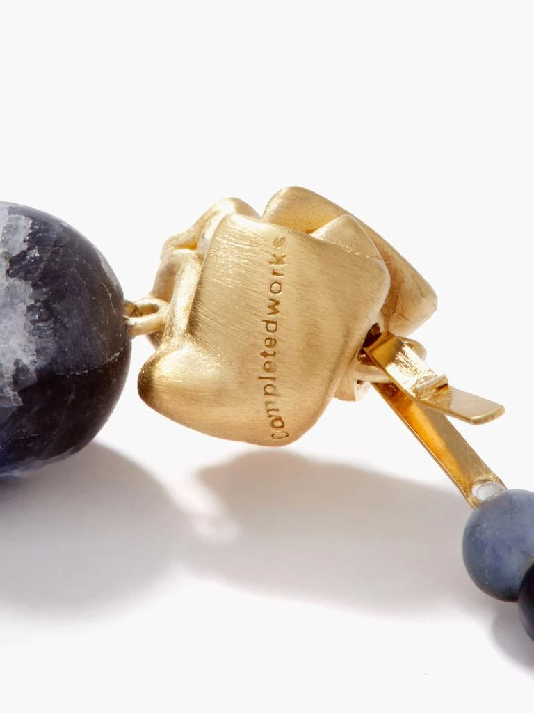 商品Completedworks|Sodalite & 14kt gold-plated beaded bracelet,价格¥1074,第5张图片详细描述