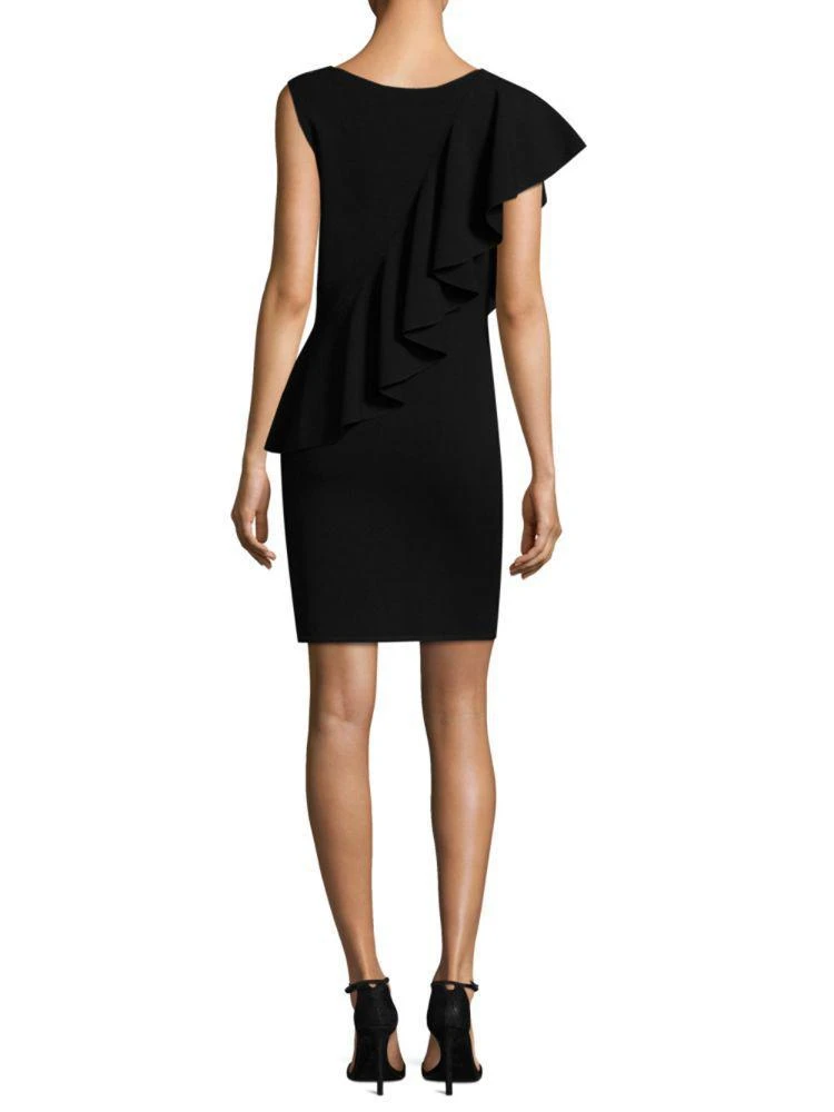 商品Diane von Furstenberg|Asymmetric Ruffle Sheath Dress,价格¥3149,第2张图片详细描述