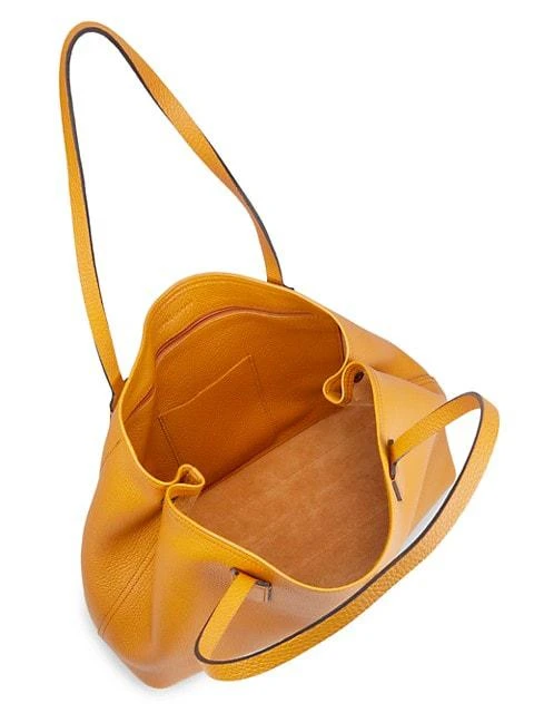 商品Longchamp|Medium Roseau Essential Leather Tote,价格¥1807,第4张图片详细描述