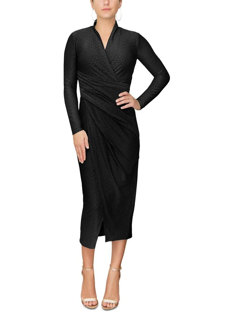 商品RACHEL Rachel Roy|Womens Eyelet Midi Wrap Dress,价格¥185,第4张图片详细描述