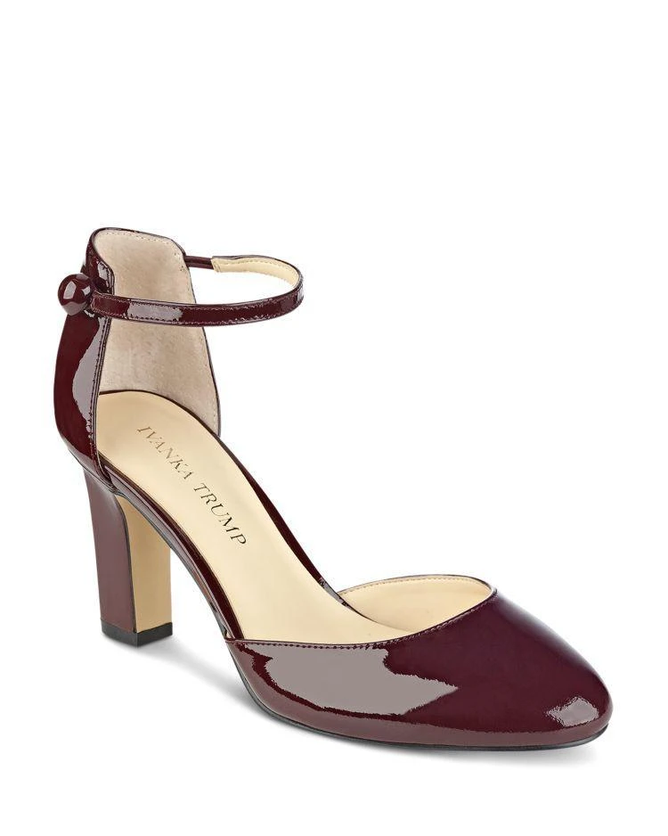 商品Ivanka Trump|Women's Berea Ankle Strap High Heel Pumps,价格¥681,第1张图片