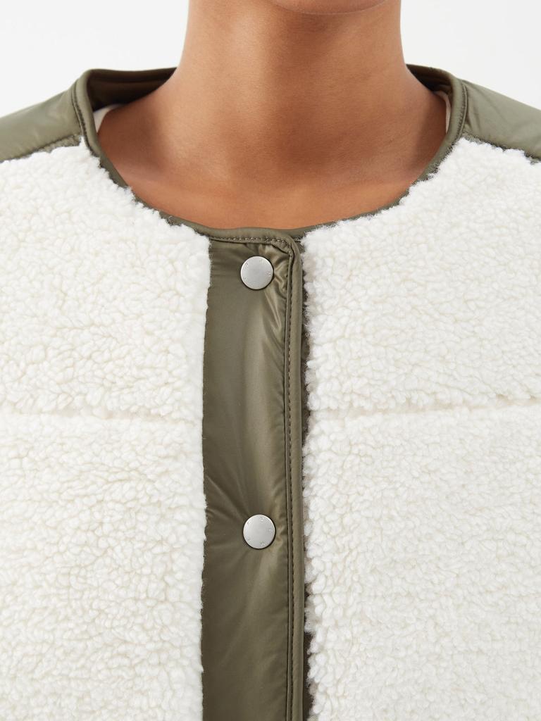 Faux-shearling recycled-fleece jacket商品第3张图片规格展示