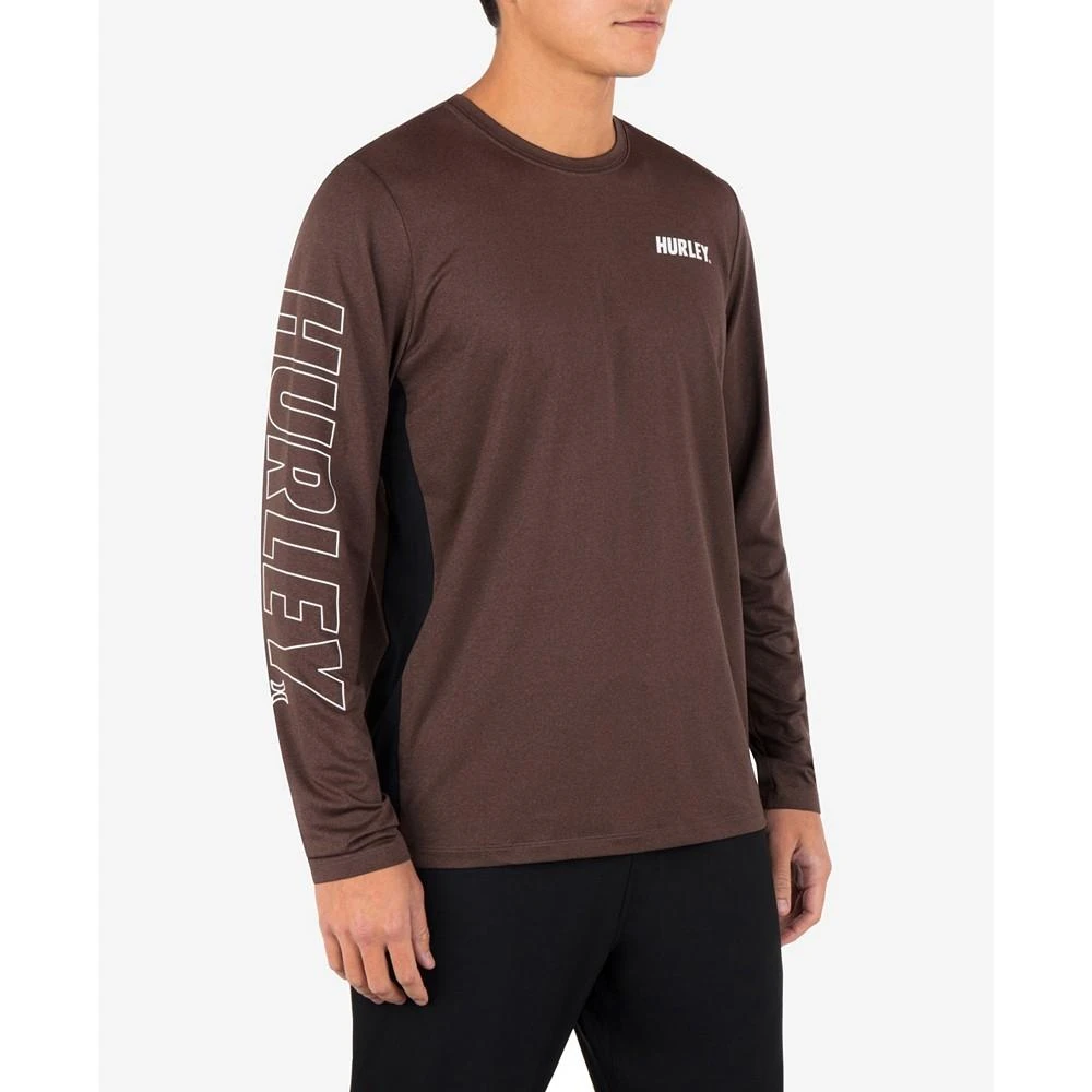 商品Hurley|Men's H2O-Dri Easton Fastlane Long Sleeve T-shirt,价格¥236,第4张图片详细描述