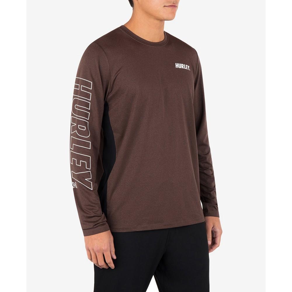 商品Hurley|Men's H2O-Dri Easton Fastlane Long Sleeve T-shirt,价格¥331,第6张图片详细描述