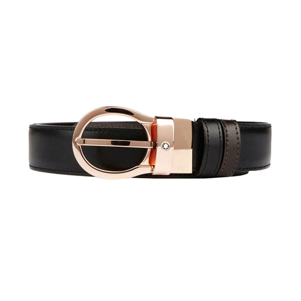 商品MontBlanc|MONT BLANC 黑色男士腰带 101896,价格¥1719,第1张图片