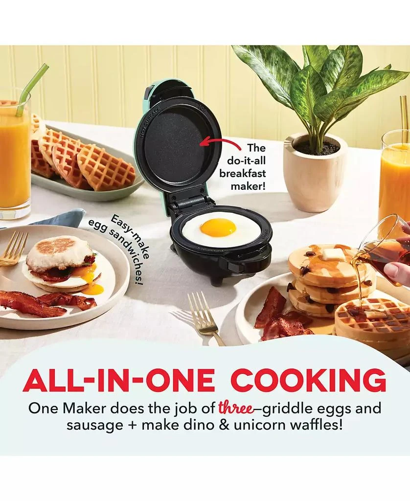 商品Dash|MultiMaker™ Waffle & Griddle Mini System with Removable Plates,价格¥223,第4张图片详细描述