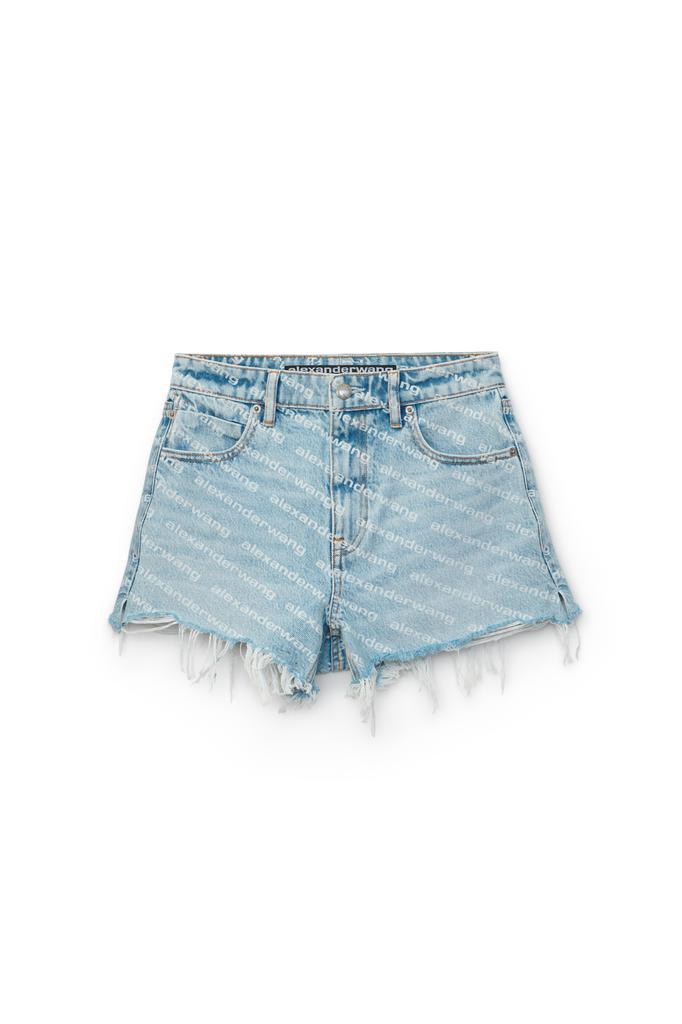 商品Alexander Wang|BITE LOGO SHORT IN PEBBLE BLEACH,价格¥1946,第1张图片