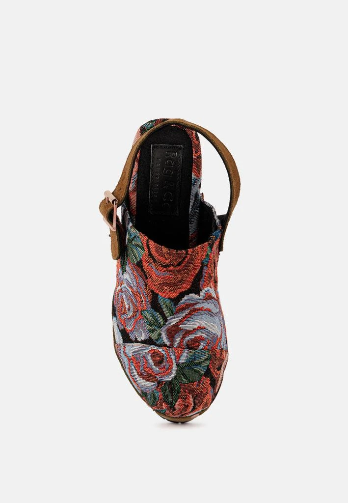 商品Rag & Co|MURAL Tapestry Handcrafted Clogs,价格¥635,第2张图片详细描述