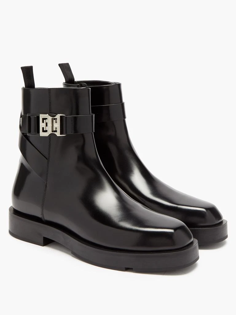 商品Givenchy|Square-toe leather ankle boots,价格¥7838,第5张图片详细描述