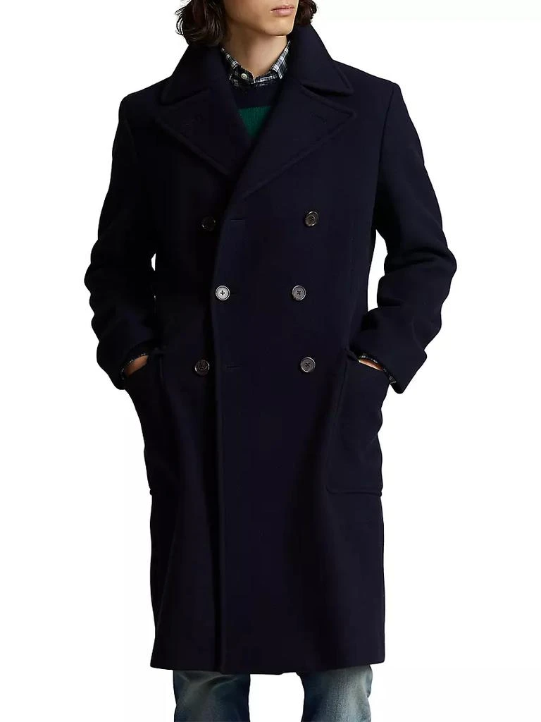商品Ralph Lauren|Wool-Blend Double-Breasted Topcoat,价格¥5990,第3张图片详细描述