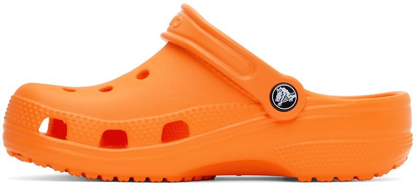 商品Crocs|Orange Classic Clogs,价格¥184,第5张图片详细描述