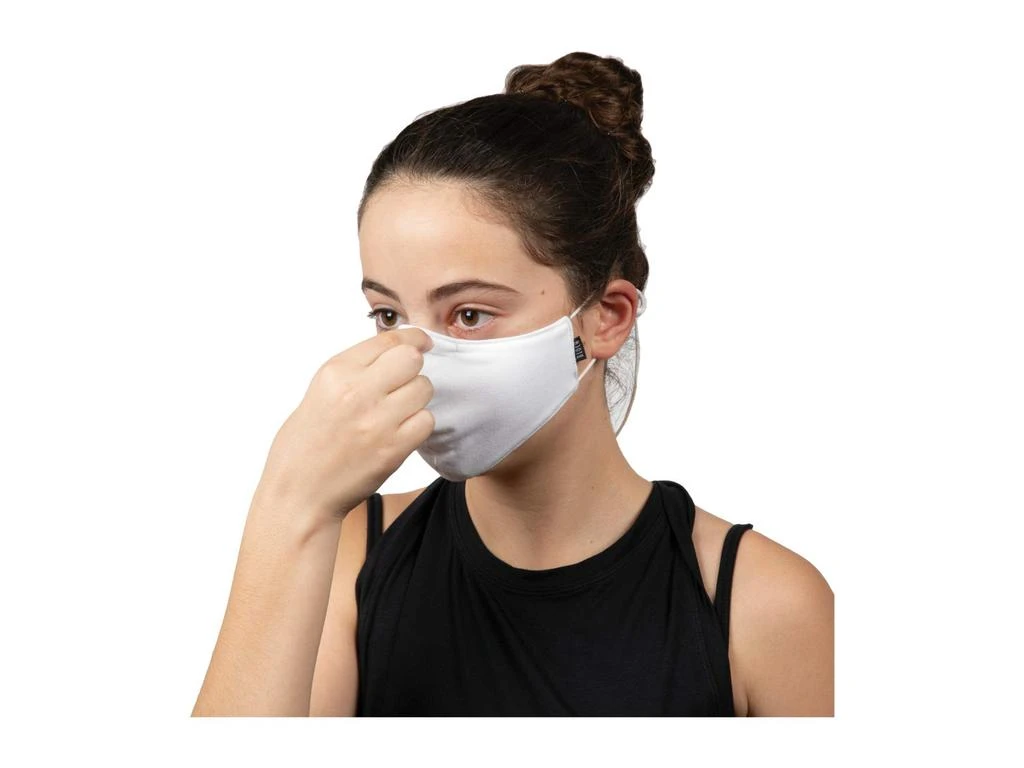 商品Bloch|Soft Stretch Face Mask with Moldable Nose Pad and Lanyard 3-Pack (Toddler/Little Kids/Big Kids),价格¥63,第5张图片详细描述