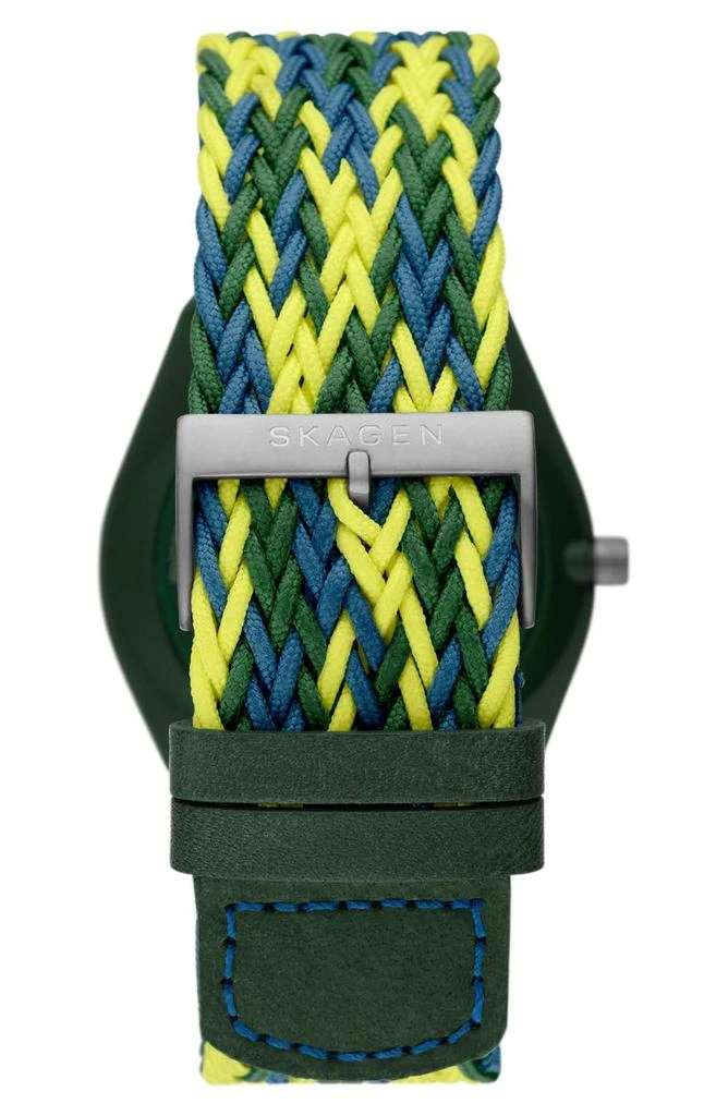 商品Skagen|Sams Series Solar Powered Woven Strap Watch, 37mm,价格¥749,第2张图片详细描述